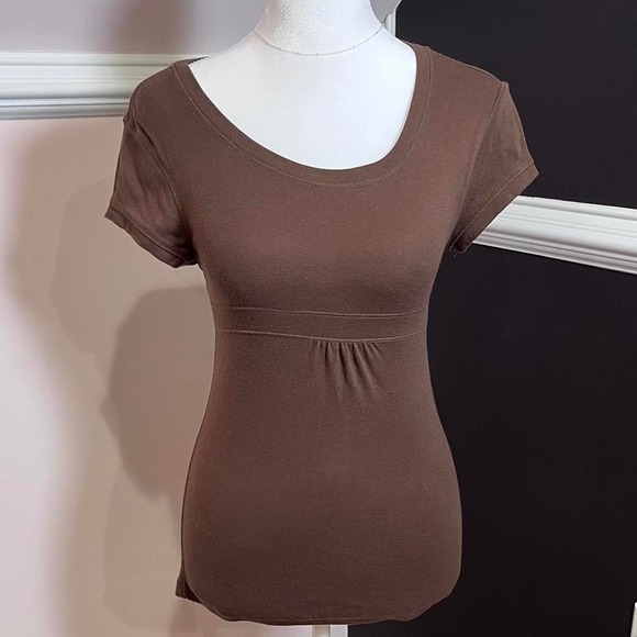 Vintage Tops - y2k limited too brown babydoll top‎ xs